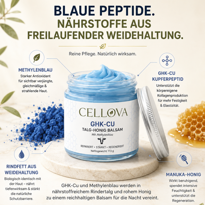GHK-CU-Talg-Balsam mit Honig & Methylenblau