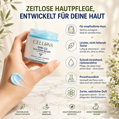 GHK-CU-Talg-Balsam mit Honig & Methylenblau