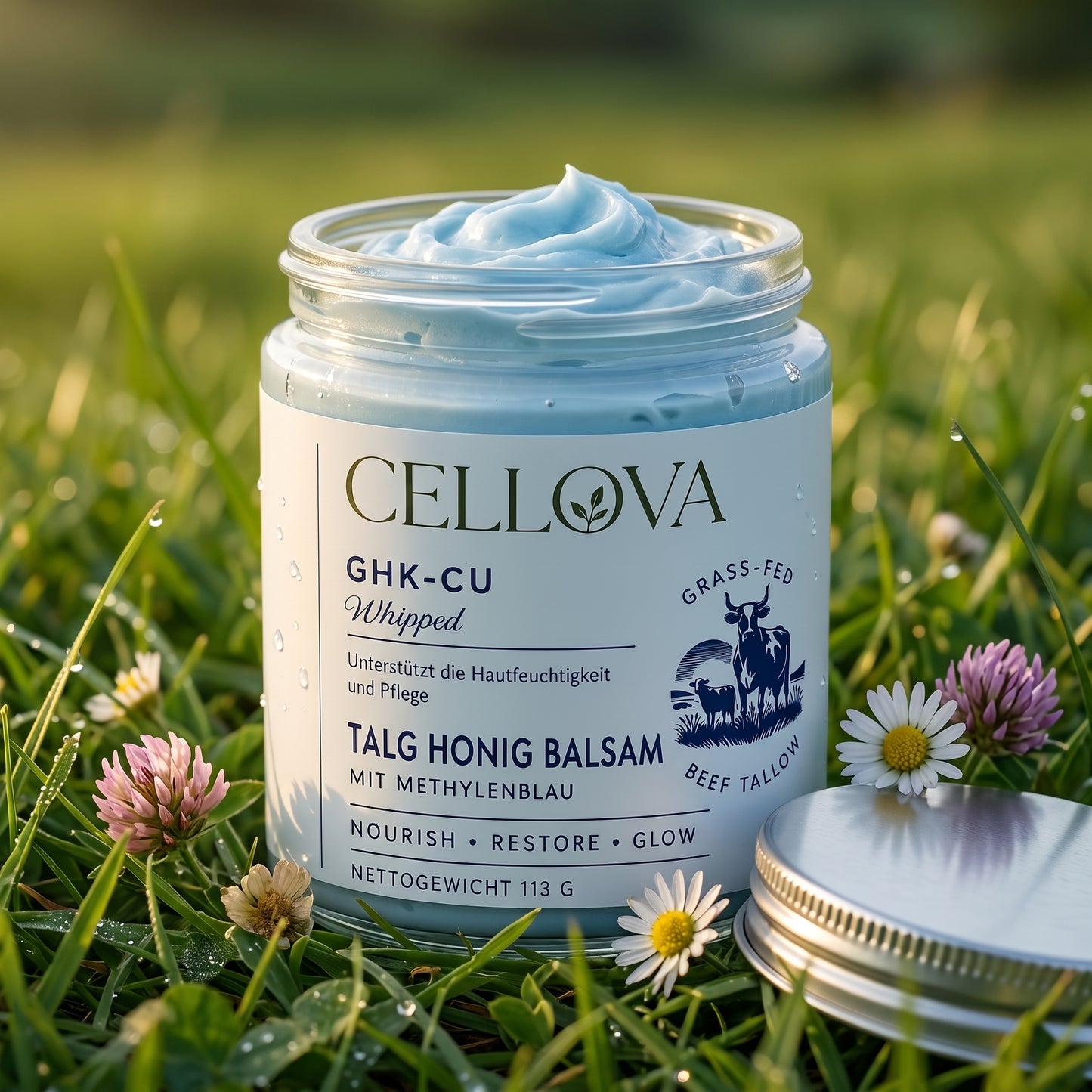 GHK-CU-Talg-Balsam mit Honig & Methylenblau
